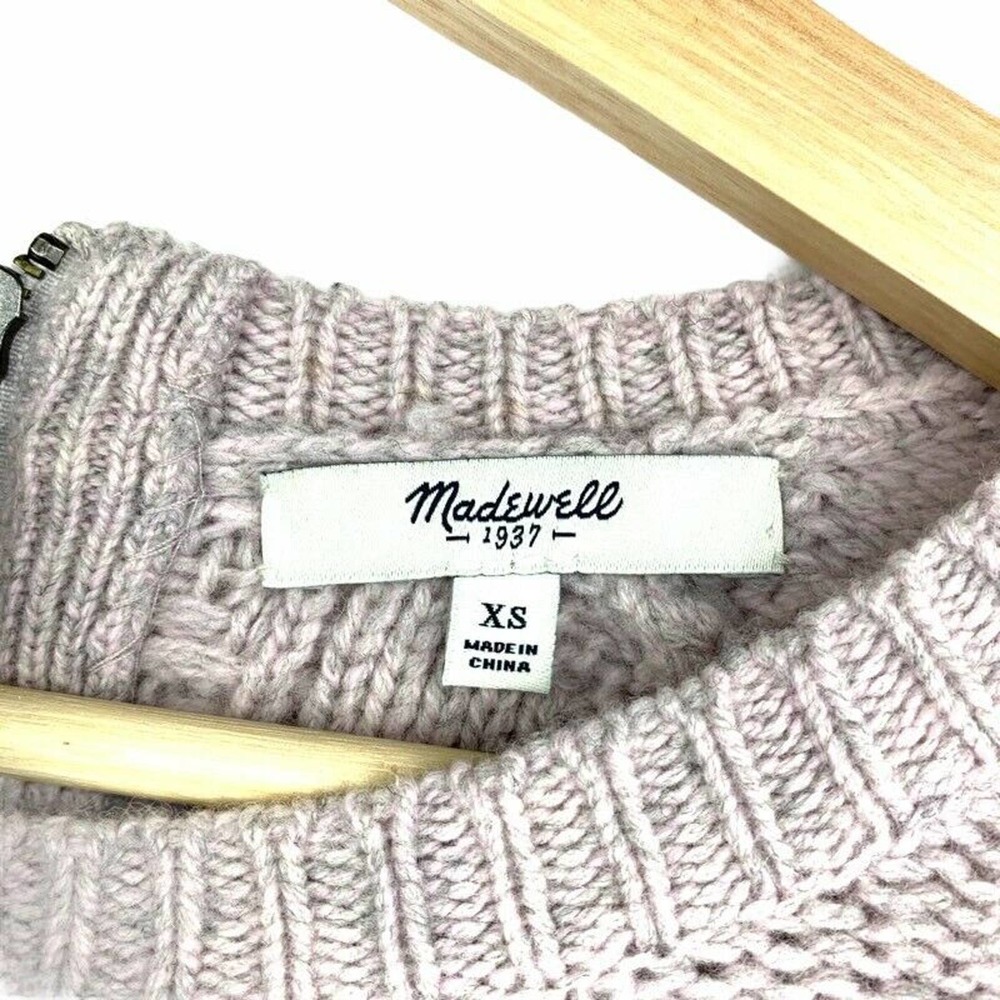 Madewell Womens Palisade Back Zip Sweater XS - Picture 9 of 10